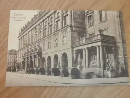 alte AK - Dresden , 1912 , Neues Rathaus , Ansichtskarte !!