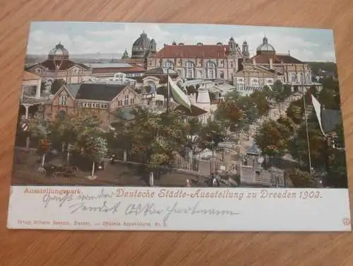 alte AK - Dresden , 1903 , Deutsche Städte Ausstellung , Ansichtskarte !!