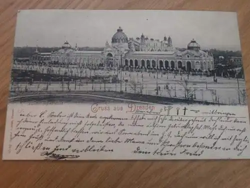 alte AK - Dresden , ca. 1905 , Zigaretten-Fabrik YENIDZE , Salem Aleikum !!