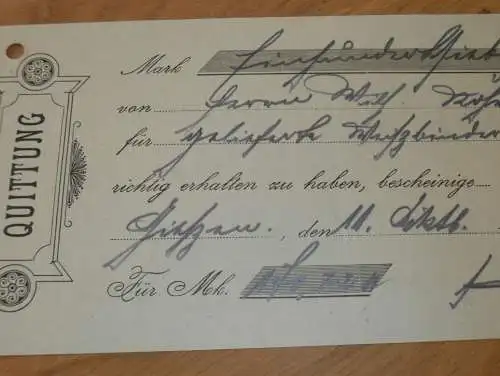 A, Datz in Gießen , 1934 , Giessen , altes Dokument !!!