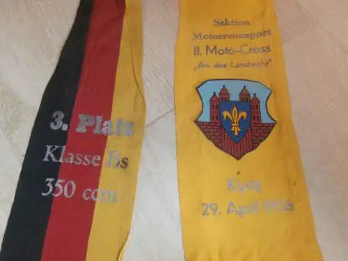 2. Moto Cross Kyritz , 29.04.1956 , 3. Platz 350ccm , Motocross , An der Landwehr , Motorsport , DDR !!!!