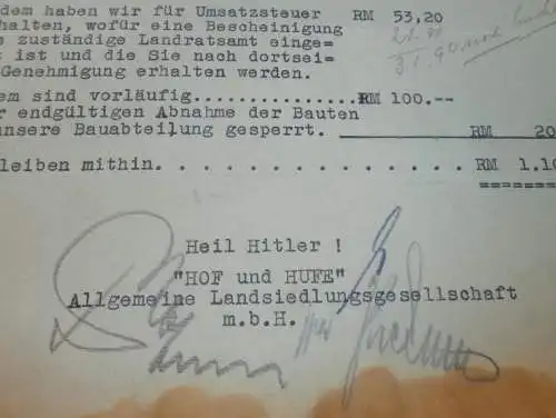 Hof und Hufe - Klein Plasten i. Mecklenburg , 1936 , Landsiedlungsgesellschaft , Waren , Siedlung Remplin b. Malchin !!