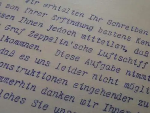 Luftschiffbau Zeppelin - Werft Friedrichshafen a.B. - 1938 - Brief mit Anwortschreiben Franz Höbel in Reutte i. Tirol !!