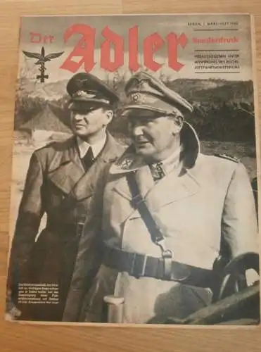 Der Adler - Sonderdruck 1942 - Jahrestag der Luftwaffe , Afrika , Erhard Milch , Fallschirmjäger , Heinkel , Stukas Flak