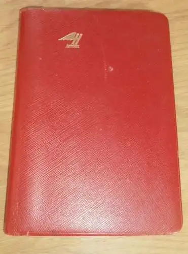 original Heinkel Mappe / Notizbuch , 1937 , Flugzeugwerk - Rostock , Flugzeugbau , Flieger !!!