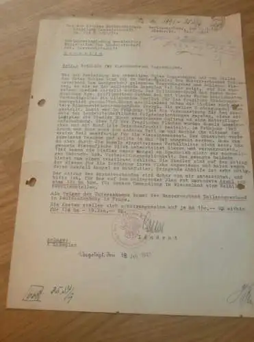 Neubrandenburg i. Mecklenburg , 1947 , Besiedlung von Roggenhagen und Gut Dahlen !!