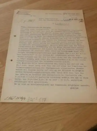 Neubrandenburg i. Mecklenburg ,1944, alte Akte , Waffen SS ,Staatsministerium ,Rechtsstreit mit Altentreptow , Fischerei