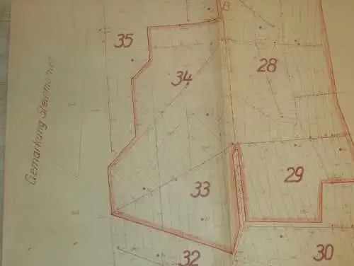 großer alter Plan - Liepen i. Mecklenburg , 1951, Steinmocker , Preetzen , Neetzow , ca. 830x590 cm !!!