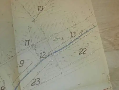 großer alter Plan - Liepen i. Mecklenburg , 1951, Steinmocker , Preetzen , Neetzow , ca. 850x580 cm !!!