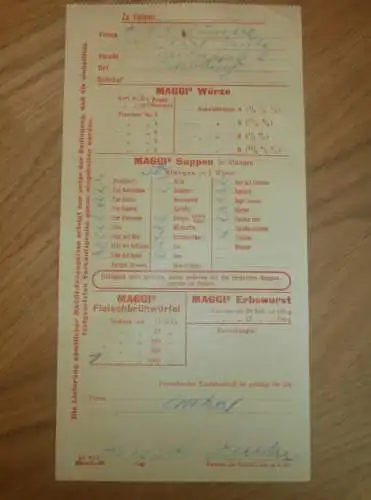 Maggi Würze , 1928 , Reklame , Werbung , altes Dokument !!