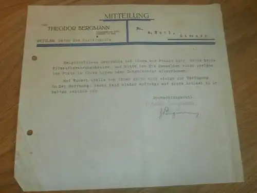 Theodor Bergmann in Wetzlar , 1938 , Leica - Film , Photoapparat , Fotoapparat , altes Dokument !!!