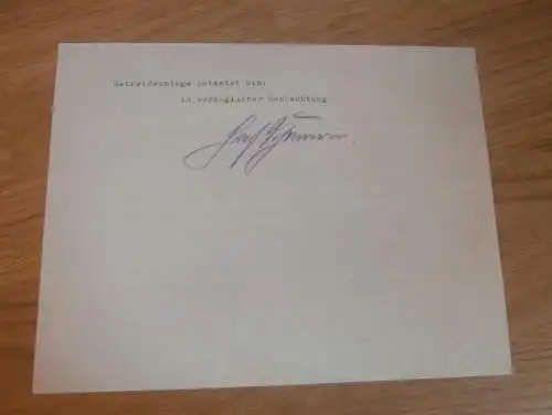 Brief von Graf von Schwerin in Zettemin i. Mecklenburg , 1922 , bei Neubrandenburg , mit Autograph !!