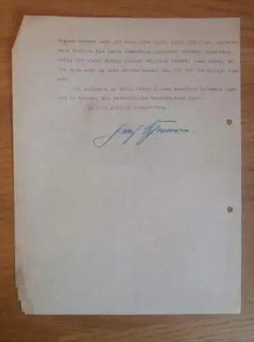 Brief von Graf von Schwerin in Zettemin i. Mecklenburg , 1922 , bei Neubrandenburg , mit Autograph !!