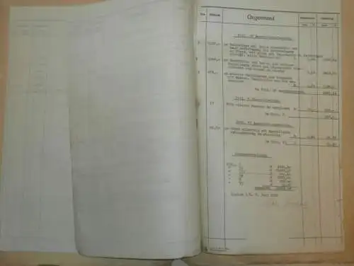 Mappe Dokumenten , Schafstall in Pinnow i. Pommern , 1929 , Gielow , Duckow b. Malchin i. Mecklenburg , Neustettin !!!