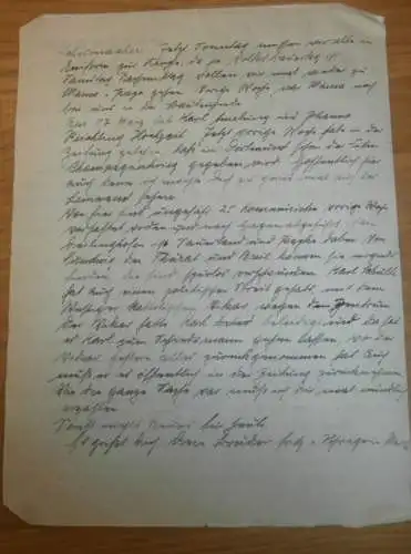 brisanter Brief , Westig i.W. 1933 , SS Wachen , Alarm , Abtransport , Kommunisten , Sundwig , Hakenkreuz !!!