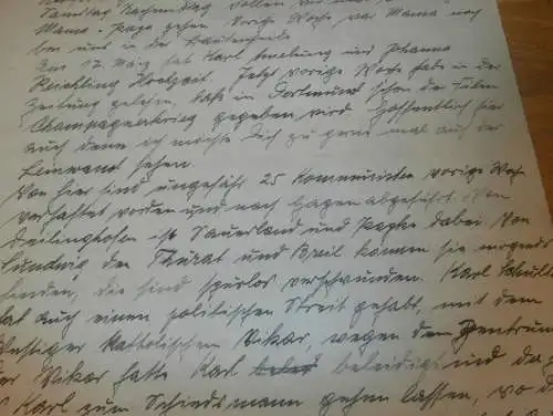 brisanter Brief , Westig i.W. 1933 , SS Wachen , Alarm , Abtransport , Kommunisten , Sundwig , Hakenkreuz !!!