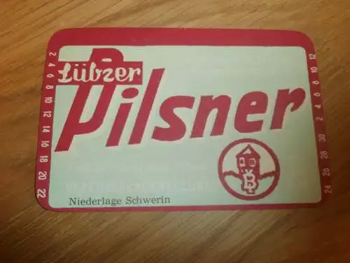 Lübzer Pils , Brauerei , Bier , Etikett , Lübz , Bierbrauerei , Mecklenburg !!