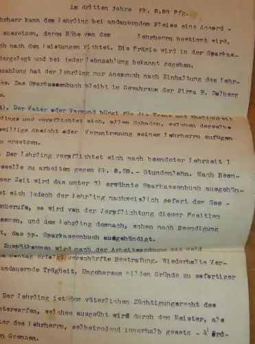 Feldbahn-Fabrik R. Dolberg in Rostock i. Mecklenburg , 1907 , alter Vertrag , Friederich Mitteldorff !!
