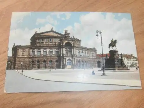 alte AK - Dresden , 1912 , Opernhaus , Oper , Ansichtskarte !!!