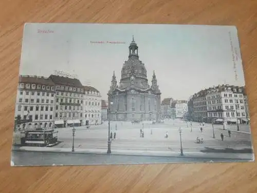 alte AK - Dresden , 1906 , Neumarkt , Frauenkirche , Ansichtskarte !!!