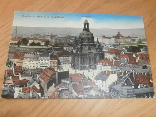 alte AK - Dresden , 1910 , Blick von Kreuzkirche , Panorama , Ansichtskarte !!