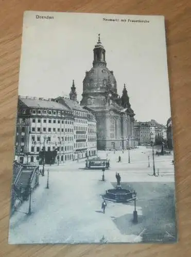 alte AK - Dresden , ca. 1910 , Neumarkt mit Frauenkirche , Ansichtskarte !!