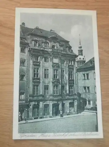 alte AK - Dresden , ca. 1930 , Haus am Judenhof , Ansichtskarte !!