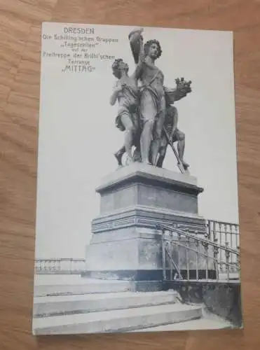 alte AK - Dresden , ca. 1905 , Schillingsche Gruppe MITTAG , Ansichtskarte !!