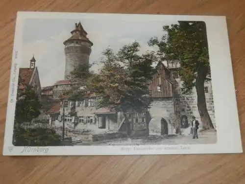 alte AK - Nürnberg , ca. 1900 , Burg und Vestnerthor , Ansichtskarte !!