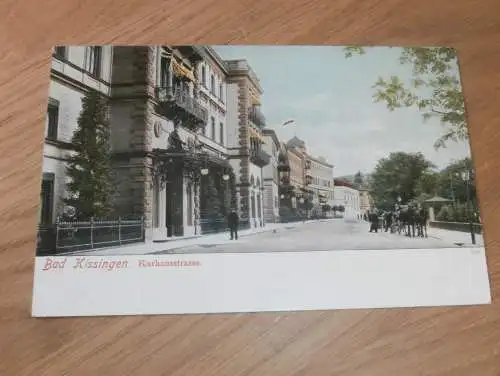 alte AK - Bad Kissingen , ca. 1905 , Kurhausstrasse , Ansichtskarte !!