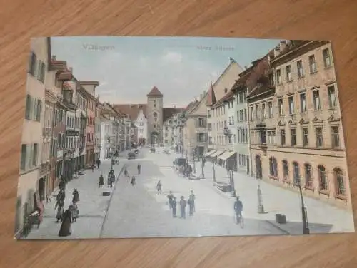 alte AK - Villingen , ca. 1905 , obere Strasse , Ansichtskarte !!