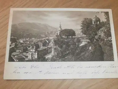 alte AK - Baden-Baden , 1900 , Panorama , Ansichtskarte !!