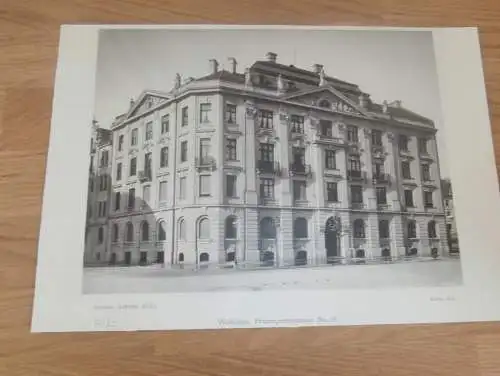 original Ansicht/ Photographie von 1902 , München , Prinzregentenstrasse 18 , Haus , Villa , Wohnung , Wohnhaus !!!