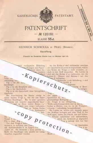 original Patent - Heinrich Schmolka , Prag / Böhmen | Sandfang zur Reinigung von Papierstoff | Papier , Papierfabrik