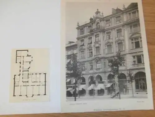 original Ansicht/ Photographie von 1902 , München , Zweibrückenstrasse 19 , Haus , Villa , Wohnung , Wohnhaus !!!
