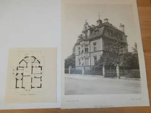 original Ansicht/ Photographie von 1902 , München , Uhlandstrasse 8 , Haus , Villa , Wohnung , Wohnhaus !!!