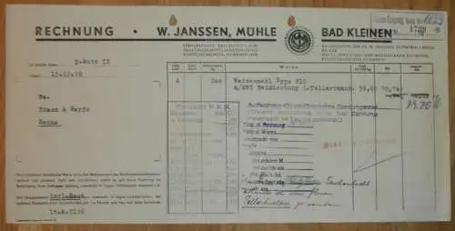 W. Janssen - Mühle in Bad Kleinen i. Mecklenburg , 1938 , Thams & Garfs in Rehna !!