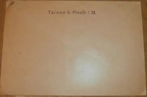 Hochwohlgeborener von Abercron , 1917 , Tarnow b. Kleeth , Stavenhagen , Adel , alter Briefumschlag , Mecklenburg !!