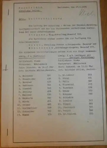 Heinkel Werke Rostock - Betriebs-Sport-Gemeinschaft , 1939 , Reitausbildung , Prospekt / Plan , Pferde ,  6 Seiten !!!