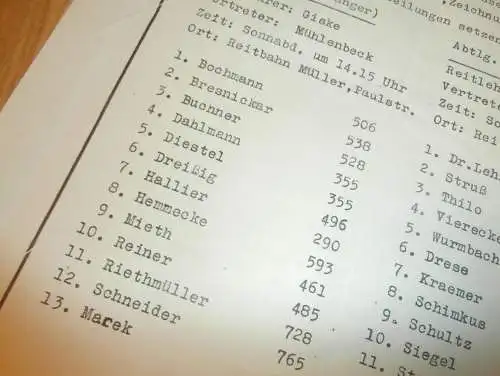 Heinkel Werke Rostock - Betriebs-Sport-Gemeinschaft , 1939 , Reitausbildung , Prospekt / Plan , Pferde ,  6 Seiten !!!