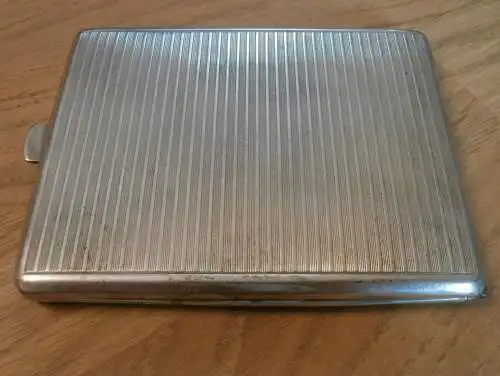 Silber-Etui - Weihnachten 1929 - von Ludwig Liebl an Dr. Leonardo Conti !!