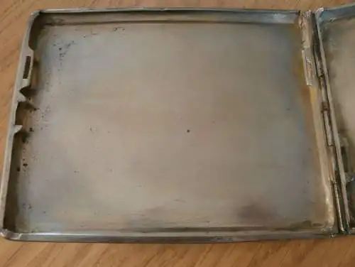 Silber-Etui - Weihnachten 1929 - von Ludwig Liebl an Dr. Leonardo Conti !!