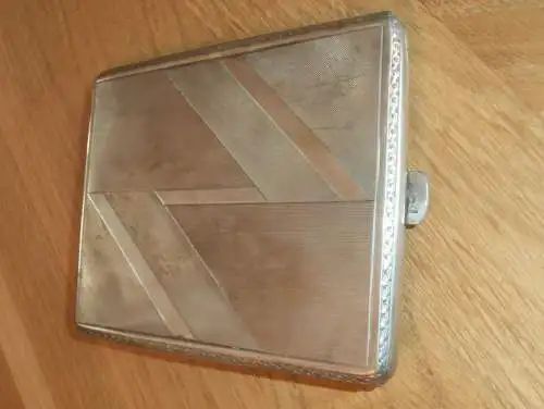 Silber-Etui - Weihnachten 1929 - von Ludwig Liebl an Dr. Leonardo Conti !!