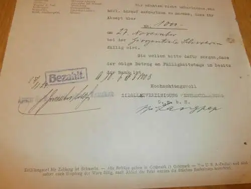 Ziegelei-Vereinigung Schwerin i.M. , 1929 , Klütz , Mecklenburg !!