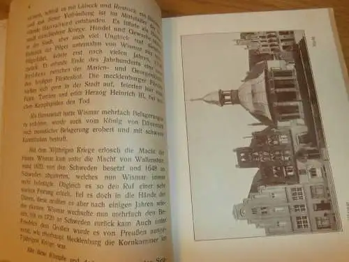 Wismar an der Ostsee i. Mecklenburg , ca. 1940 , Reiseführer , Chronik , viel Reklame / Werbung , 60 S !!