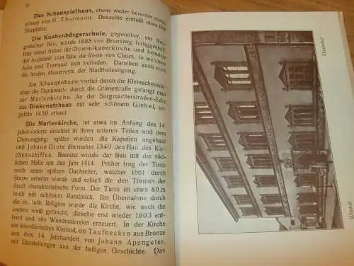 Wismar an der Ostsee i. Mecklenburg , ca. 1940 , Reiseführer , Chronik , viel Reklame / Werbung , 60 S !!