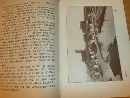 Wismar an der Ostsee i. Mecklenburg , ca. 1940 , Reiseführer , Chronik , viel Reklame / Werbung , 60 S !!