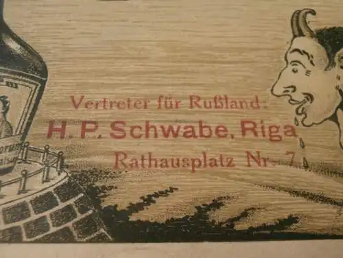 Struck & Schroeder in Stralsund , ca. 1920 , Reklame , Riga i. Russland , AK , Ansichtskarte !!