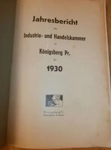 Königsberg i. Pr. , 1930 , Chronik , Schiffahrt , Eisenbahn , Pillau , Labiau , Ostpreussen , Kaliningrad !!