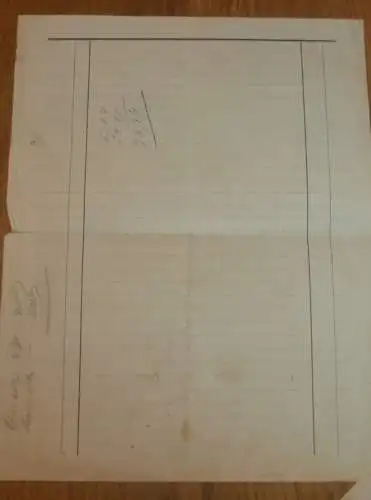 Porzellan - Handlung Georg Richter in Friedland i.M., 1910 , alte Rechnung , Mecklenburg !!!